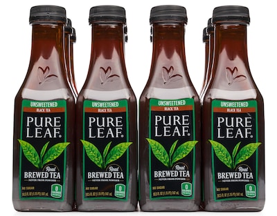 Pure Leaf Unsweetened Tea, 18.5 oz., 12/Carton (PEP134072)