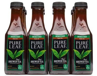 Pure Leaf Unsweetened Tea, 18.5 oz., 12/Carton (PEP134072)