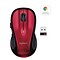 Logitech M510 Wireless Laser Mouse, Red (910-004554)