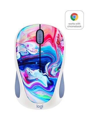 Logitech Design Collection 910-005841 Wireless Optical Mouse, Cosmic Play