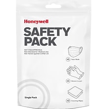 Honeywell Personal Protection Kit, One Size, 4 Pieces/Kit (SAFETYPK/CPD/01)