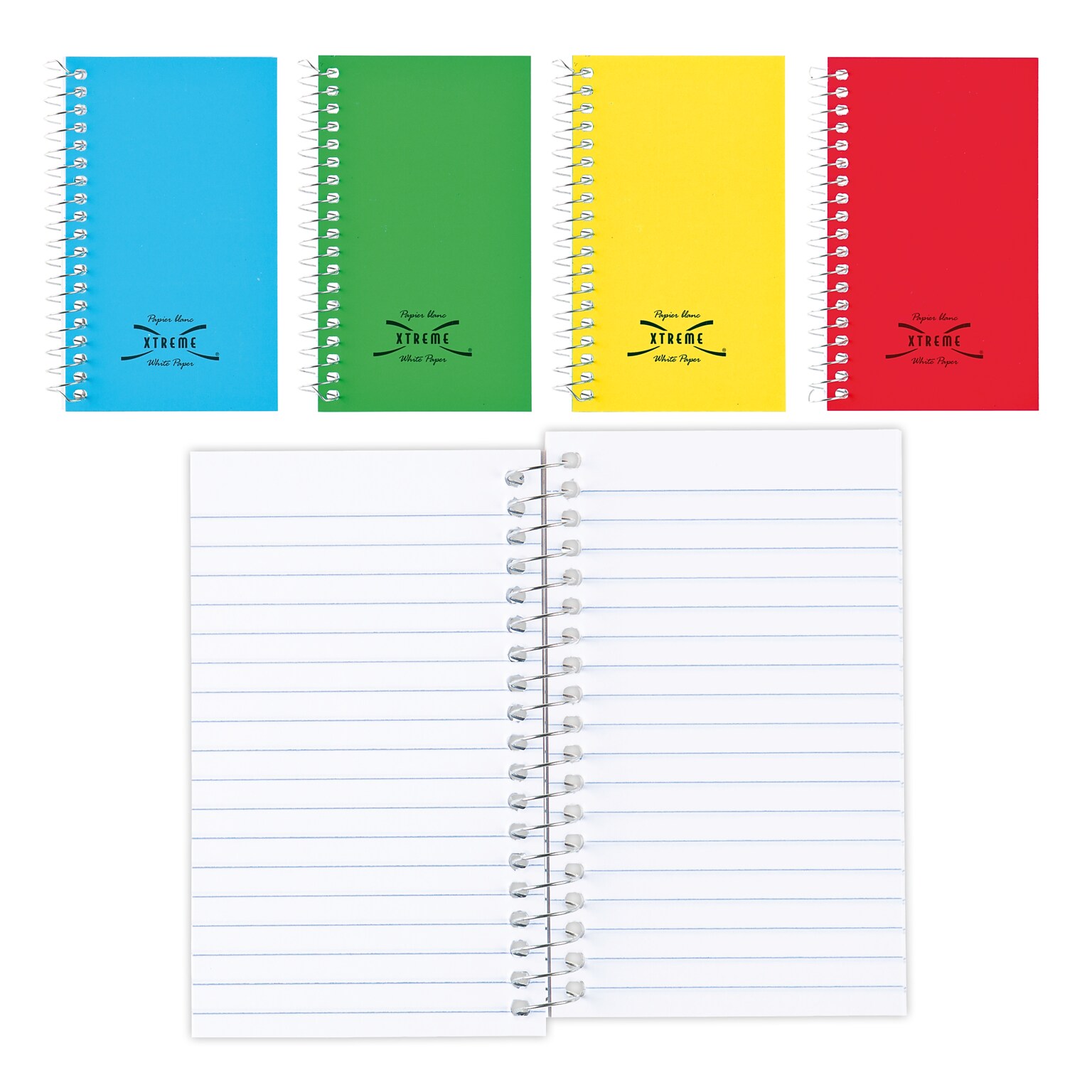 Xtreme Memo Pad, 3 x 5, Narrow Ruled, Assorted Colors, 60 Sheets/Pad, 1 Pad/Pack (31220)