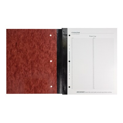 Lab Notebook Spiral Bound 100 Carbonless Pages (Copy Page Perforated): Carbonless Pages-Copy Page Perforated