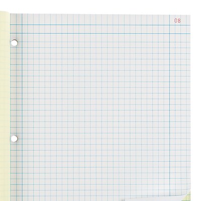 National Brand Laboratory 1-Subject Computation Notebooks, 9.25" x 11", Quad, 200 Sheets, Brown (43649)