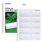 Rediform Follow Up Message Pad, 8" x 11", White/Blue, 100 Sheets/Pad (51114)