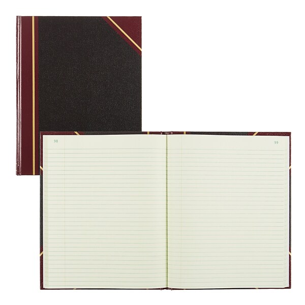 Rediform Texhide Record Book, 300 Pages, Black (56231)