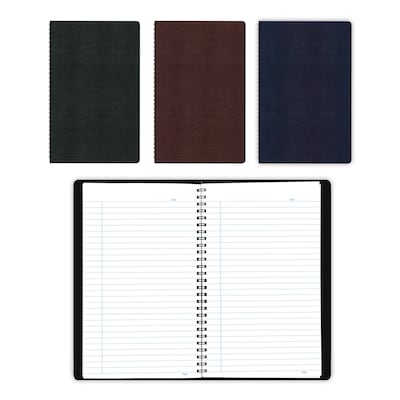 Blueline Professional Notebook, 5 x 8, Wide Ruled, 80 Sheets, Assorted Colors (A6S.ASX)
