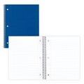 National Brand Wirebound 1-Subject Notebook, College/Margin Ruled, 11 x 8 7/8, 50 Sheets/Book (RED33986)