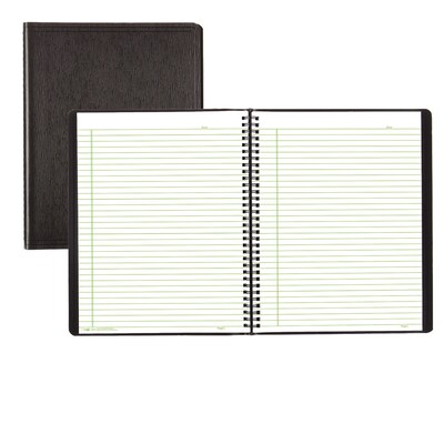 Blueline Ecologix Professional Notebook, 8.5 x 11, College Ruled, 80 Sheets, Black (A10SE.BLK)