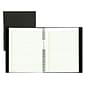 Dominion Blueline Inc NotePro Professional Notebook, 8 1/2" x 11", College Ruled, 200 Sheets, Black (A10200E.BLK)