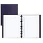 MiracleBind Notebook, College/Margin, 9-1/4 x 7, White, 75 Sheets, Purple Cover (REDAF915086)