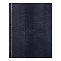 Rediform Executive Journal with Blue Textured Cover, 9 1/4 x 7 1/4, College Ruled, 75 Sheets/Book
