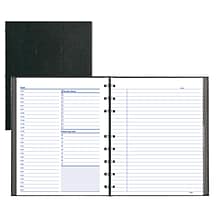 Blueline NotePro 9.25H x 7.25W Daily Planner, Black (A29C.81)