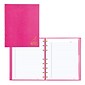 Blueline NotePro Executive Pink Ribbon Notebook, 7-1/4 x 9-1/4, 75 Ruled Sheets, White Paper, Bright Pink Cover (REDA7150PNK4)