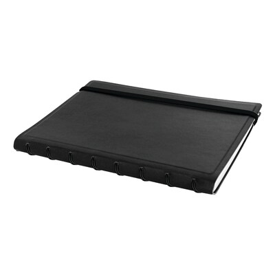 Filofax A5 4-Subject Professional Notebook, 8 1/4 x 5 13/16, College Ruled, 56 Sheets, Black (B115007U)
