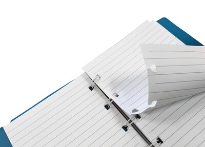 Filofax A5 4-Subject Professional Notebook, 8 1/4" x 5 13/16", College Ruled, 56 Sheets, Aqua (B115012U)