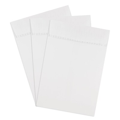 JAM Paper® 6 x 9 Open End Catalog Envelopes with Peel and Seal Closure, White, 25/Pack (356828777A)