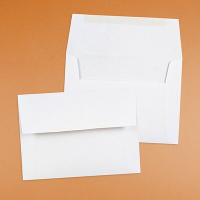 JAM Paper A2 Invitation Envelopes, 4.375 x 5.75, White, 25/Pack (MOOP6250LD)