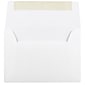 JAM Paper® A7 Strathmore Invitation Envelopes, 5.25 x 7.25, Bright White Wove, 25/Pack (STTW711)
