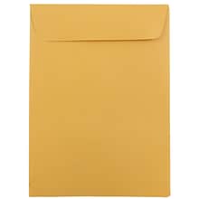 JAM Paper 5.5 x 7.5 Open End Catalog Envelopes, Brown Kraft Manila, 50/Pack (4101i)
