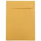 JAM Paper Gummed Catalog Envelope, 5 1/2" x 7 1/2", Brown Kraft, 100/Pack (4101C)