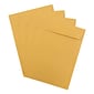 JAM Paper Gummed Catalog Envelope, 5 1/2" x 7 1/2", Brown Kraft, 100/Pack (4101C)