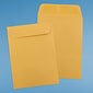 JAM Paper Open End Catalog Envelope, 5 1/2" x 7 1/2", Brown, 25/Pack (4101)