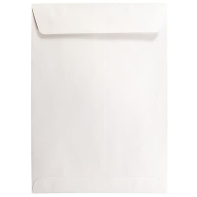 JAM Paper Open End Catalog Envelope, 7 1/2 x 10 1/2, White, 1000/Carton (4120B)