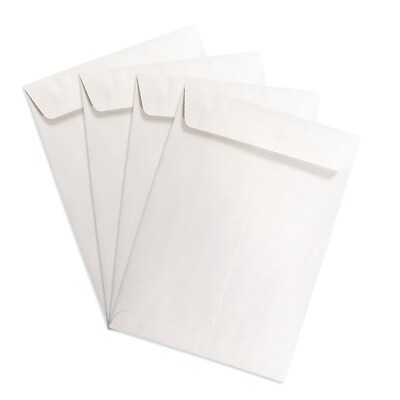 JAM Paper® 7.5 x 10.5 Open End Catalog Envelopes, White, Bulk 250/Box (4120A)