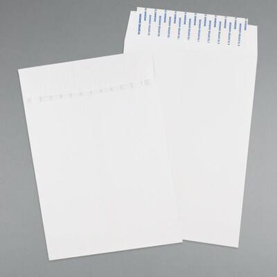 JAM Paper Peel & Seal Open End Catalog Envelope, 6 1/2" x 9 1/2", White, 500/Pack (356828778)