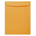 JAM Paper 12 x 15.5 Open End Catalog Envelopes, Brown Kraft Manila, 25/Pack (900493255A)