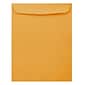 JAM Paper #15 1/2 Catalog Envelope, 12" x 15 1/2", Brown Kraft, 100/Pack (900493255)