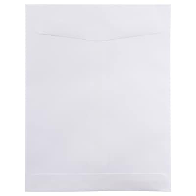 JAM Paper Open End Catalog Envelope, 8 3/4 x 11 1/4, White, 1000/Carton (4126B)