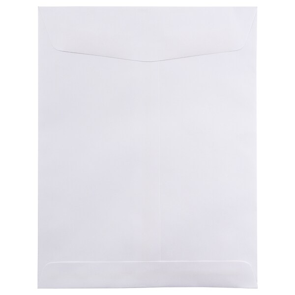 JAM PAPER Commercial Open End Catalog Envelopes, 8 3/4 x 11 1/4, White, 25/Pack (4126)