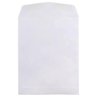 JAM Paper Open End Catalog Envelope, 8 3/4 x 11 1/4, White, 1000/Carton (4126B)