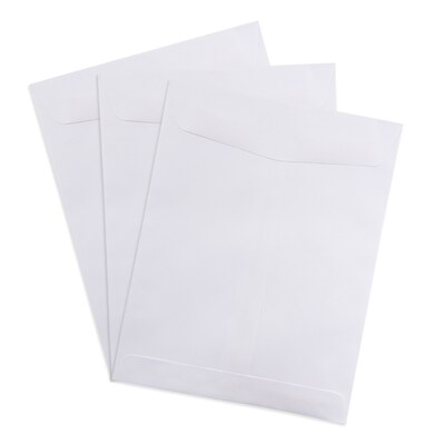 JAM PAPER Commercial Open End Catalog Envelopes, 8 3/4" x 11 1/4", White, 25/Pack (4126)