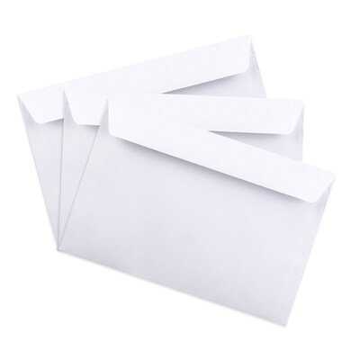 JAM Paper 6 x 9 Booklet Commercial Envelopes, White, Bulk 500/Box (4238c)