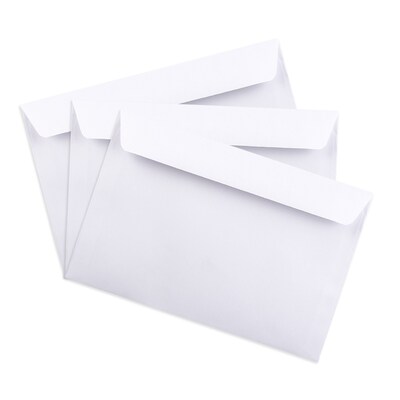 JAM Paper 6 x 9 Booklet Commercial Envelopes, White, Bulk 250/Box (4238h)