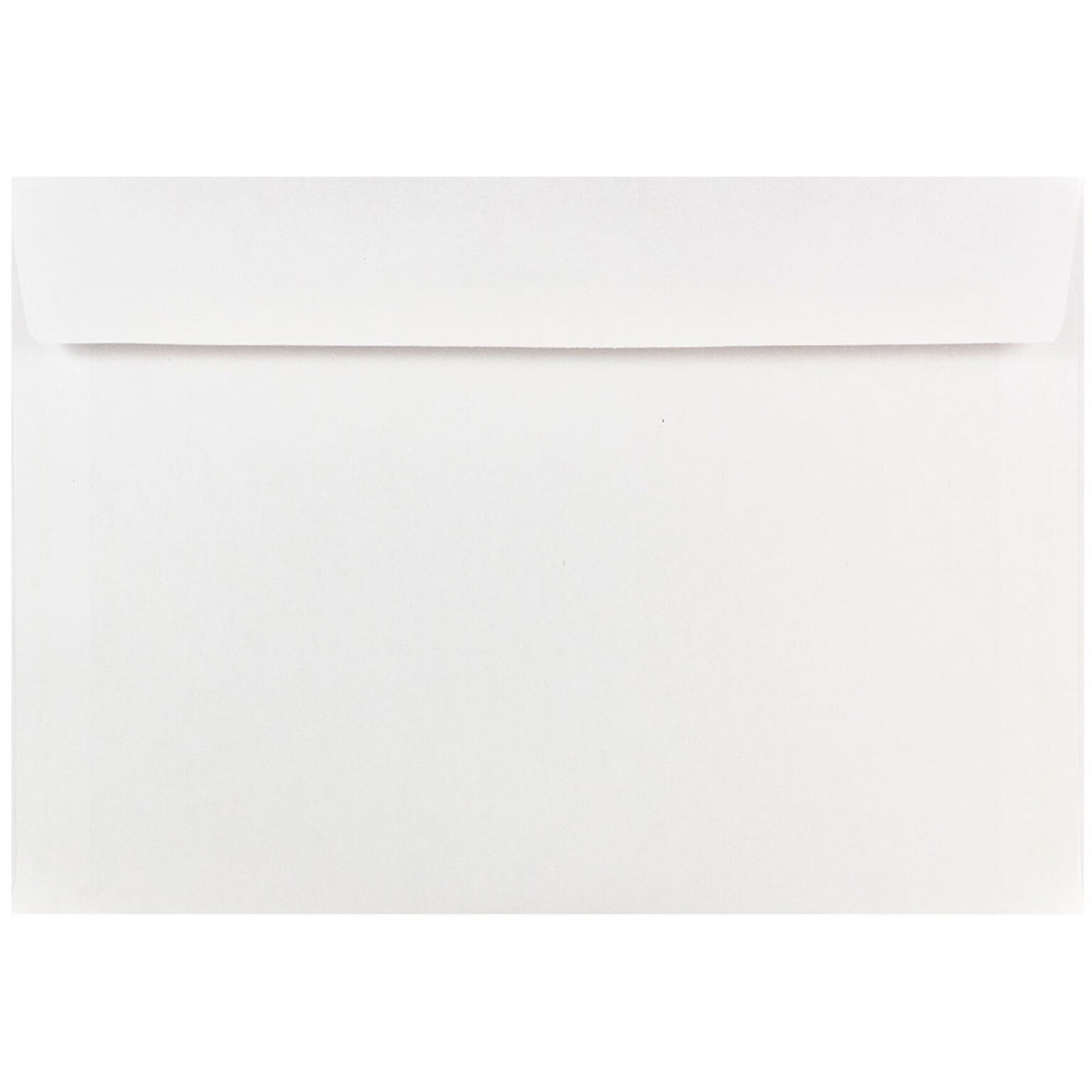 JAM Paper Booklet Envelope, 7 x 10, White, 50/Pack (5528H)