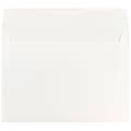 JAM Paper Booklet Envelope, 7 x 10, White, 50/Pack (5528H)