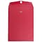 JAM Paper Open End Clasp Catalog Envelope, 9 x 12, Red, 25/Pack (7781A)