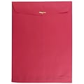 JAM Paper Open End Clasp Catalog Envelope, 9 x 12, Red, 25/Pack (7781A)