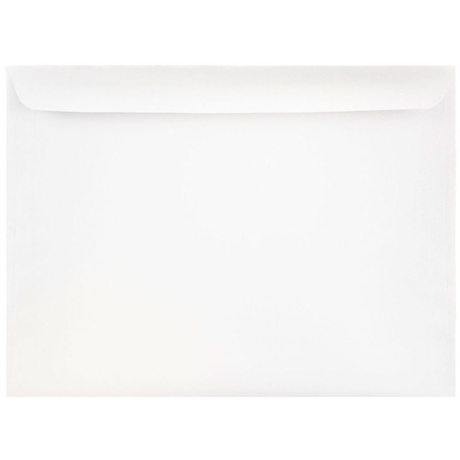 JAM Paper Booklet Envelope, 9 x 12, White, 1000/Carton (13751B)