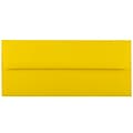 JAM Paper #10 Business Envelope, 4 1/8 x 9 1/2, Yellow, 25/Pack (15859)