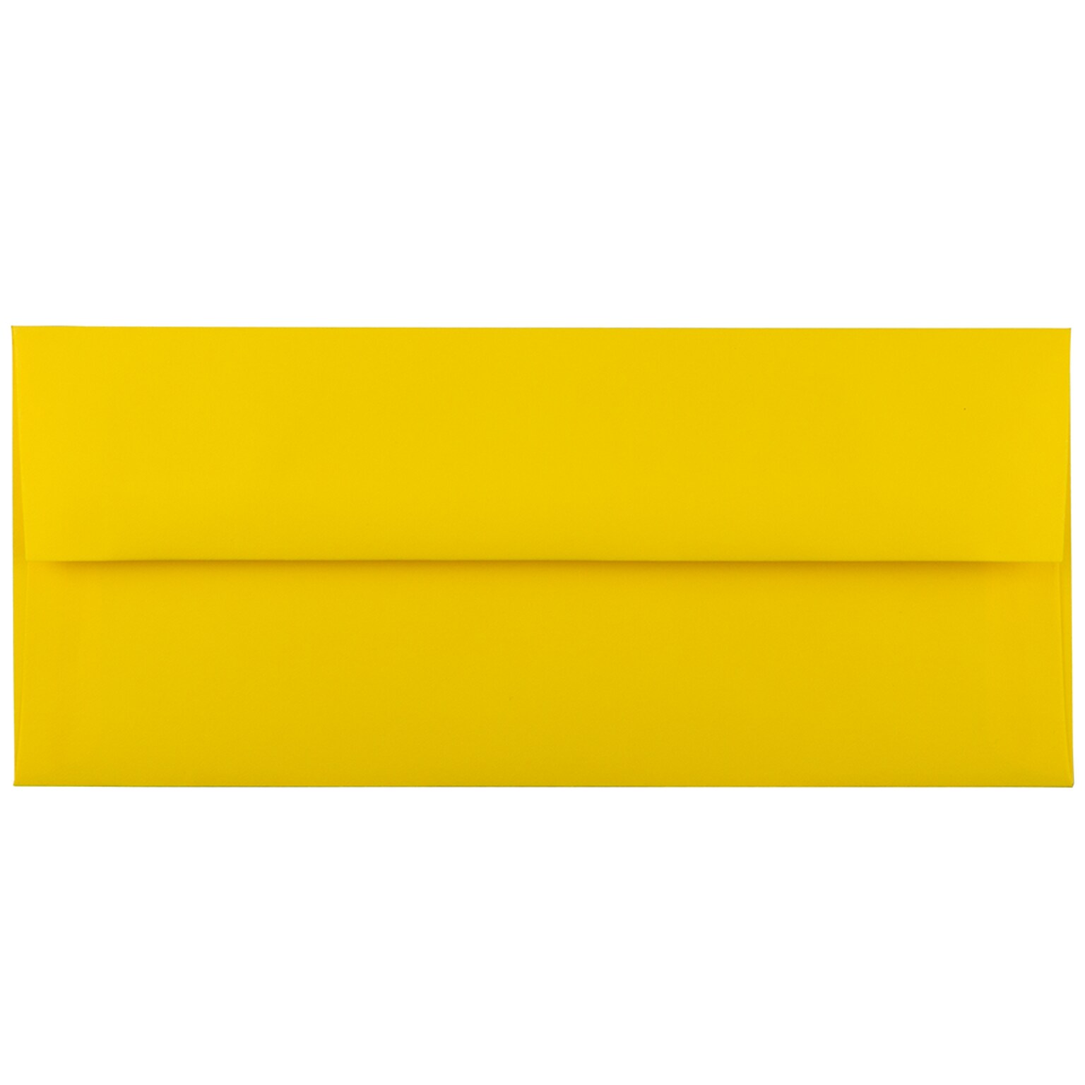 JAM Paper #10 Business Envelope, 4-1/8 x 9-1/2, Yellow, 25/Pack (15859)