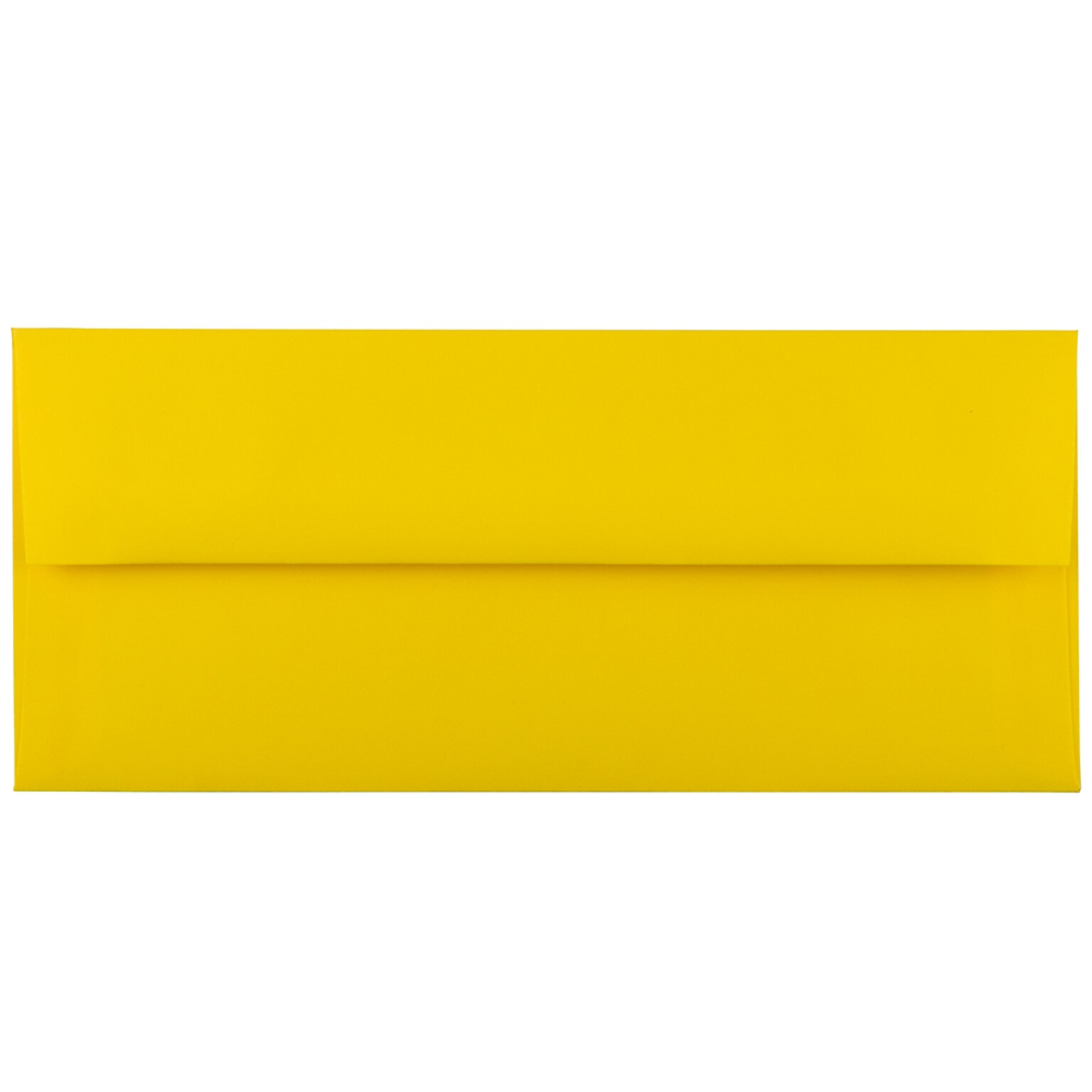 JAM Paper #10 Business Envelope, 4 1/8 x 9 1/2, Yellow, 1000/Carton (15859B)