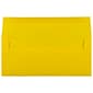 JAM Paper Open End #10 Business Envelope, 4 1/8" x 9 1/2", Yellow, 500/Pack (15859H)