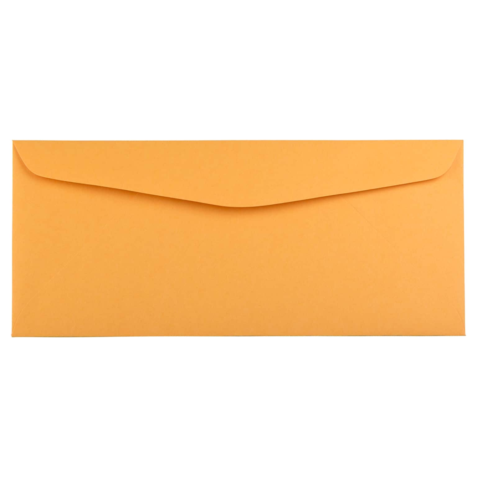 JAM Paper #14 Business Commercial Envelope, 5 x 11 1/2, Manila Brown Kraft, 50/Pack (1633182I)