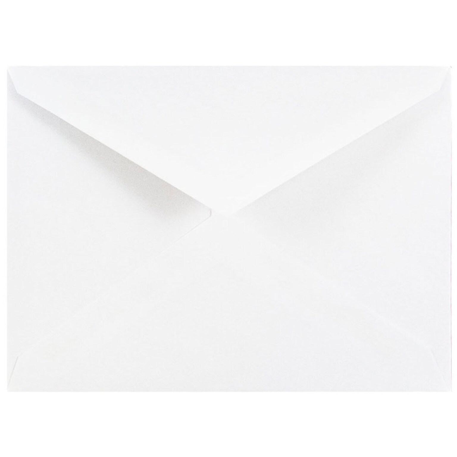 JAM Paper A2 Invitation Envelopes with V-Flap, 4.375 x 5.75, White, Bulk 250/Box (4023206H)