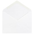 JAM Paper® A2 Invitation Envelopes with V-Flap, 4.375 x 5.75, White, Bulk 250/Box (4023206H)